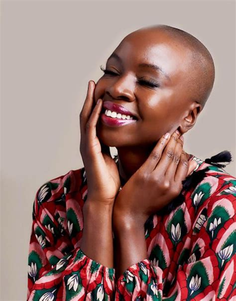 Danai Gurira Source | Bald hair, Woman shaving, Bald head women