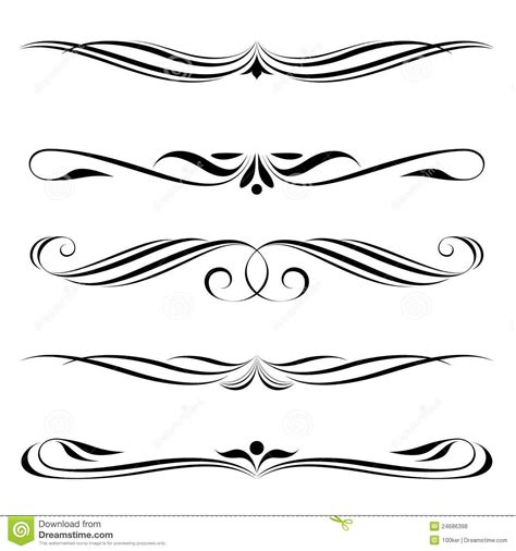 63 Fancy Line Border Clipart