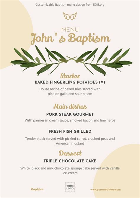 Free Baptism Invitation Templates