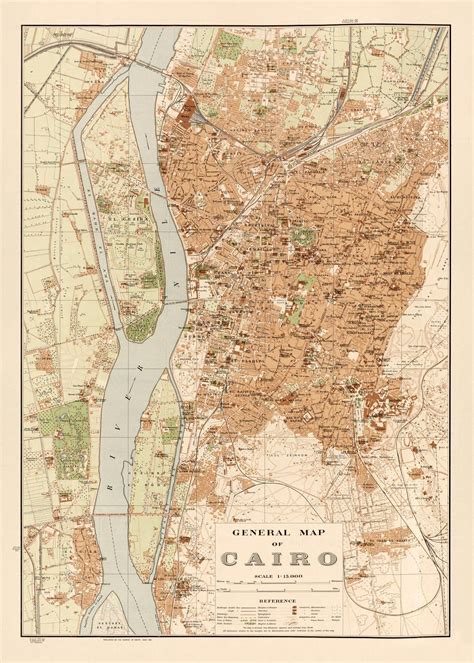 Map of Cairo Egypt 1920 Old Cairo Map in High Resolution - Etsy Canada ...