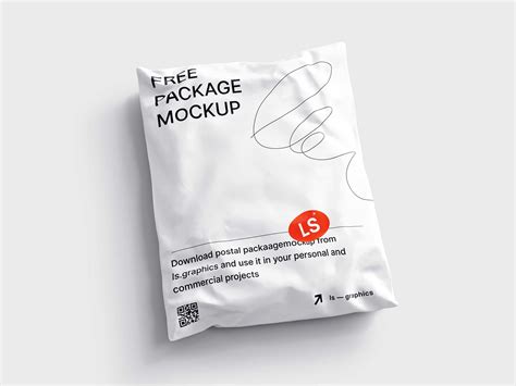 Free Postal Package Mockup (PSD)