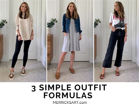 3 Lazy Day Outfit Ideas (Formulas To Help You Get Dresses) | Merrick's Art