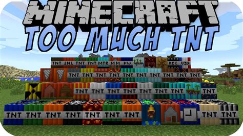 Too Much TNT Mod | Minecraft PE Bedrock Mods