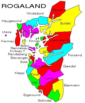 Rogaland county in Norway