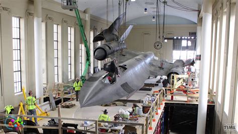 Moving the SR-71 Spy Plane Time Lapse at the Science Museum of Virginia ...