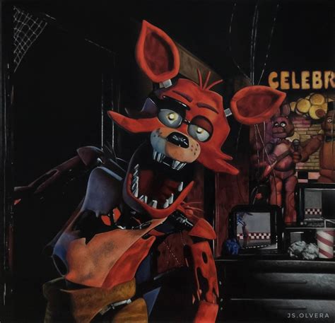 Dibujo realista de Foxy FNAF. by JSolvera on DeviantArt