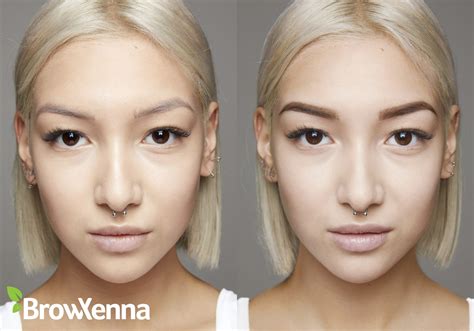 Brow Henna – before and after | EYE DESIGNER®