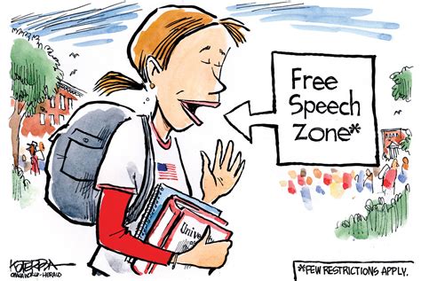 Freedom Speech Cartoon