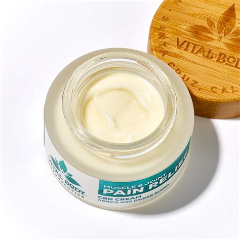 Muscle & Joint Pain Relief CBD Cream - Vital Body Therapeutics - Touch ...