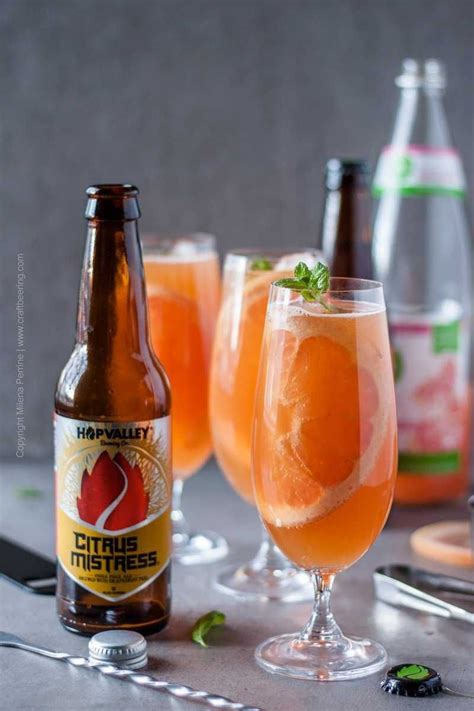 Grapefruit Beer Shandy - A Refreshing Summer Craft Beer Cocktail Beer ...