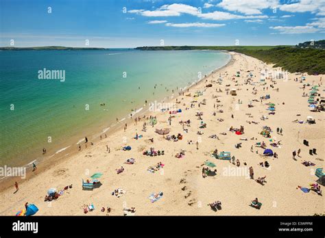 South beach, The Burrows, Tenby, Wales Stock Photo - Alamy