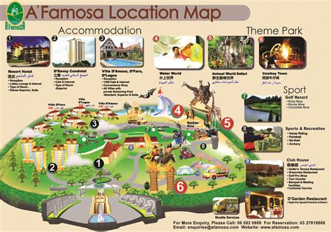 A Famosa Resort Map