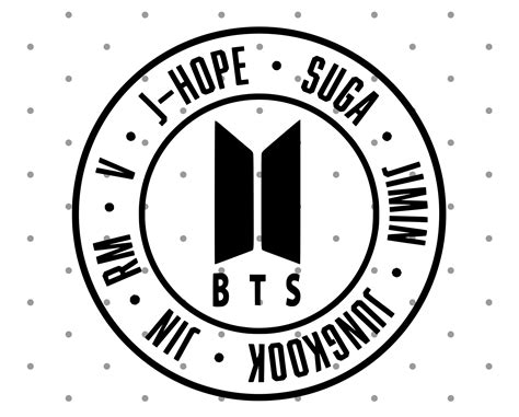 BTS Svg BTS Logo Svg Bangtan Boys Kpop Svg BTS Army Svg - Etsy UK