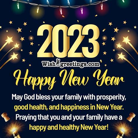 Happy New Year Wishes and Messages - Wish Greetings