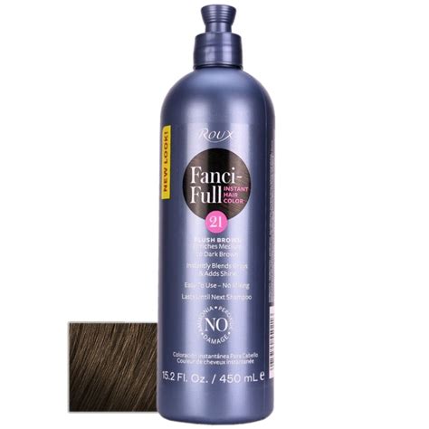 Roux Fanci-Full Instant Hair Colour Rinse 21 Plush Brown 450ml in 2022 ...