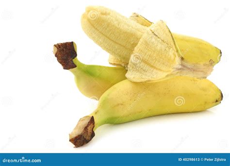 Fresh mini bananas stock image. Image of peel, food, fresh - 40298613