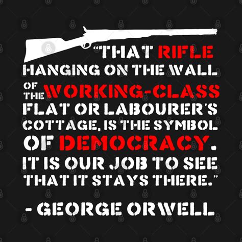 That Rifle Hanging On The Wall Is The Symbol Of Democracy - George ...