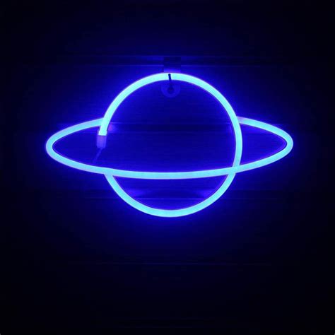 Saturn Planet Neon Light sign LED Sign Lights for Wall Mount | Etsy