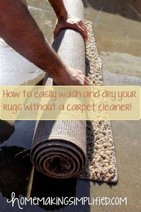 Homemaking Simplified: How to Easily Wash and Dry Your Rugs without a ...