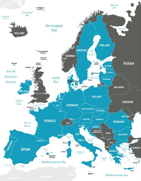 EU Map | European Union Map 2023