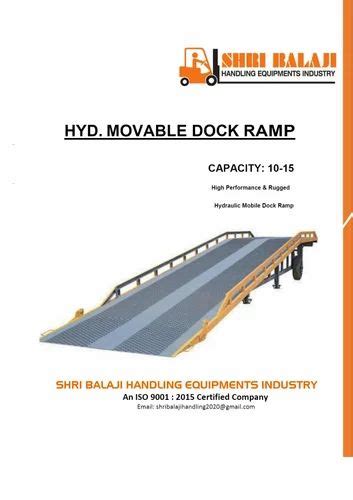 Hydraulic Portable Mobile Dock Ramp at Rs 505000 | लोडिंग रैंप in ...