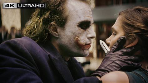 The Dark Knight 4K HDR | Joker Party Scene - YouTube