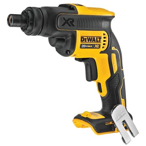 DEWALT 20V MAX XR Cordless Brushless Drywall Screw Gun Threaded Clutch ...