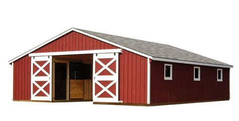 Barn Kits | Horse Barns | Run in shed | Horse Stalls | Storage Sheds ...