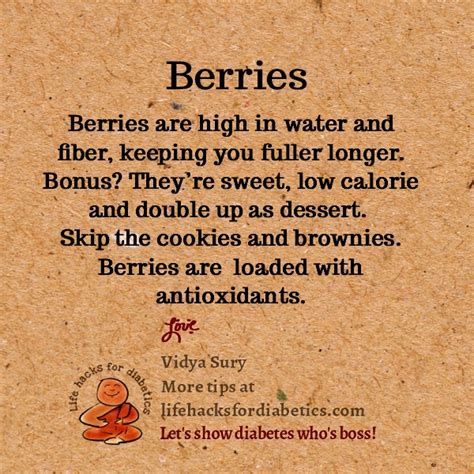 Berries - Life Hacks For Diabetics