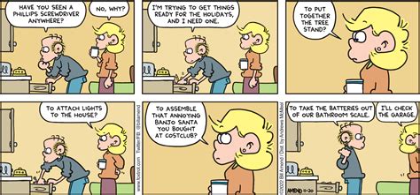 "Holiday Preparations" | Holidays | FoxTrot Comics by Bill Amend