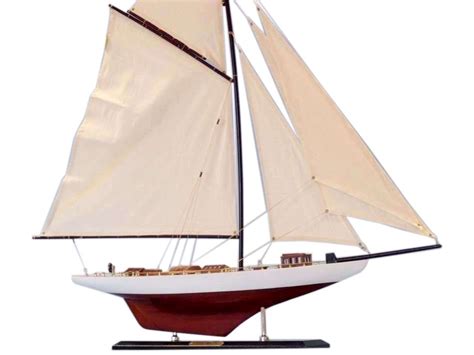 Buy Wooden Columbia Limited Model Sailboat Decoration 35 Inch - Model