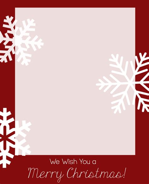 Free Christmas Card Templates - Crazy Little Projects | Christmas photo ...