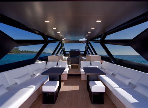 Bugatti speed boat interior | Boat interior, Wally yachts, Boat design