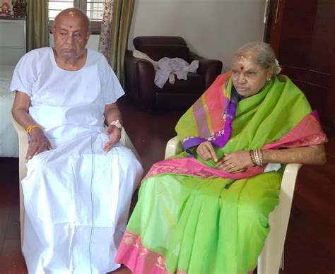 Ex-PM H D Deve Gowda, wife test COVID-19 positive - Rediff.com India News