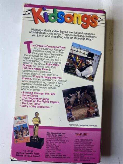 Kidsongs - A Day at the Circus (VHS) for sale online | eBay