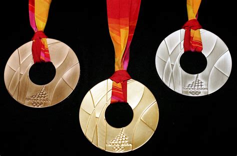 Here's a look at every Olympic gold medal design since 2000