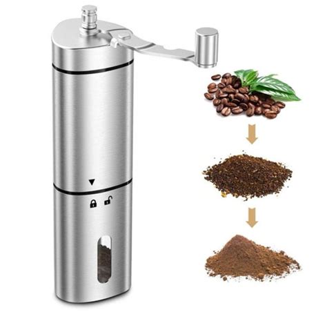 Manual Coffee Grinder with Adjustable Conical Ceramic Burr - Knothole ...