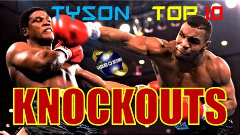 VIDBOXING #8 - IRON MIKE TYSON TOP 10 KNOCKOUTS/ TYSON 10 BEST ...