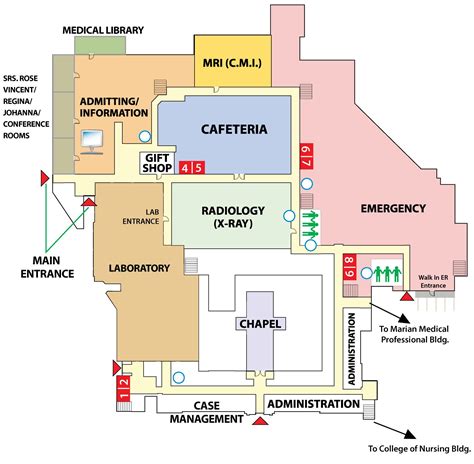 Hospital Layout » St. Elizabeth Medical Center | hospital | Pinterest ...