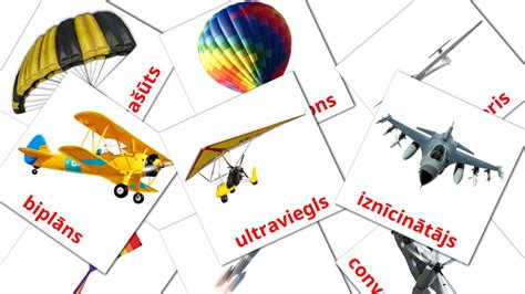 14 Free Aircraft Flashcards in english (PDF files)