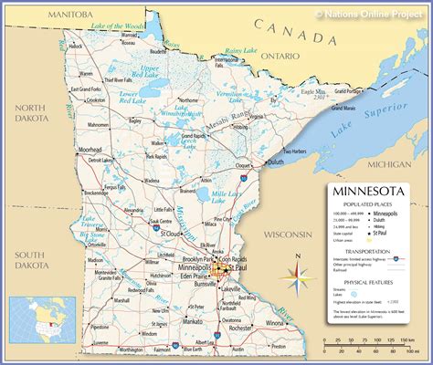 Map Of Western Minnesota - Shari Demetria