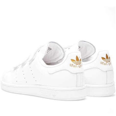 Adidas Stan Smith CF White & Gold Metallic | END. (US)