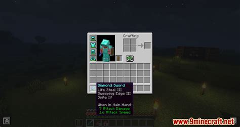 Life Steal Enchantment Mod (1.18.2, 1.16.5) - Damage Sustain - Mc-Mod.Net