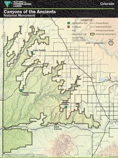 Canyons of the Ancients - Visitor Map