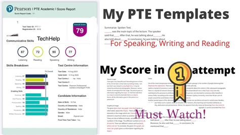 PTE exam templates | Describe Image | Essay template | Re tell lecture ...