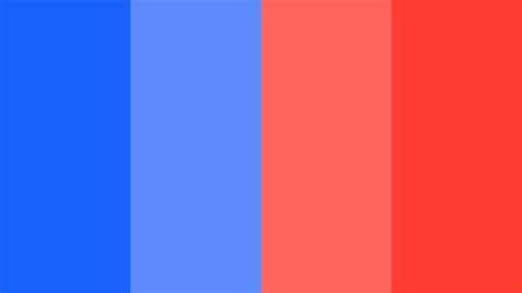 Red And Blue Color Palette