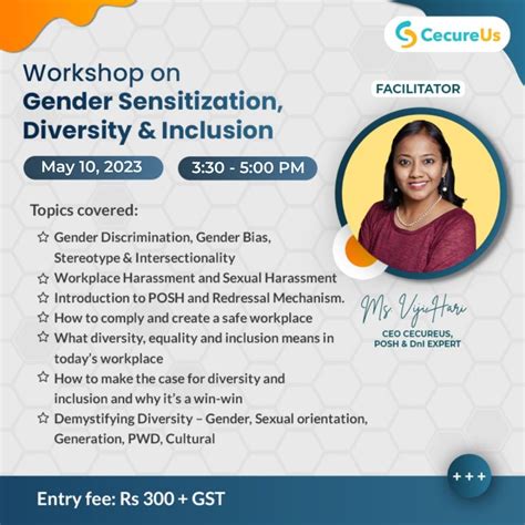 Workshop on Gender Sensitization , Diversity and Inclusion - Prevention ...