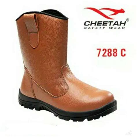 Jual Safety Shoes Merk Cheetah 7288 Sepatu Pria Sepatu Kerja Sepatu ...