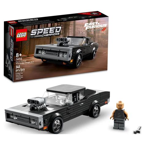 LEGO Speed Champions Fast & Furious 1970 Dodge Charger R/T 76912, Toy ...