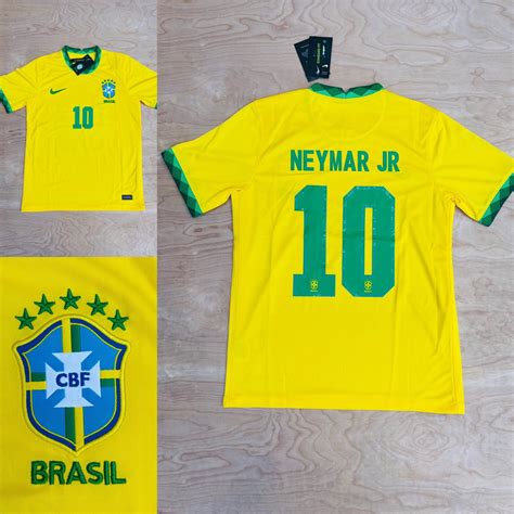 Neymar jr Brasil home soccer jersey 20/21 | Etsy